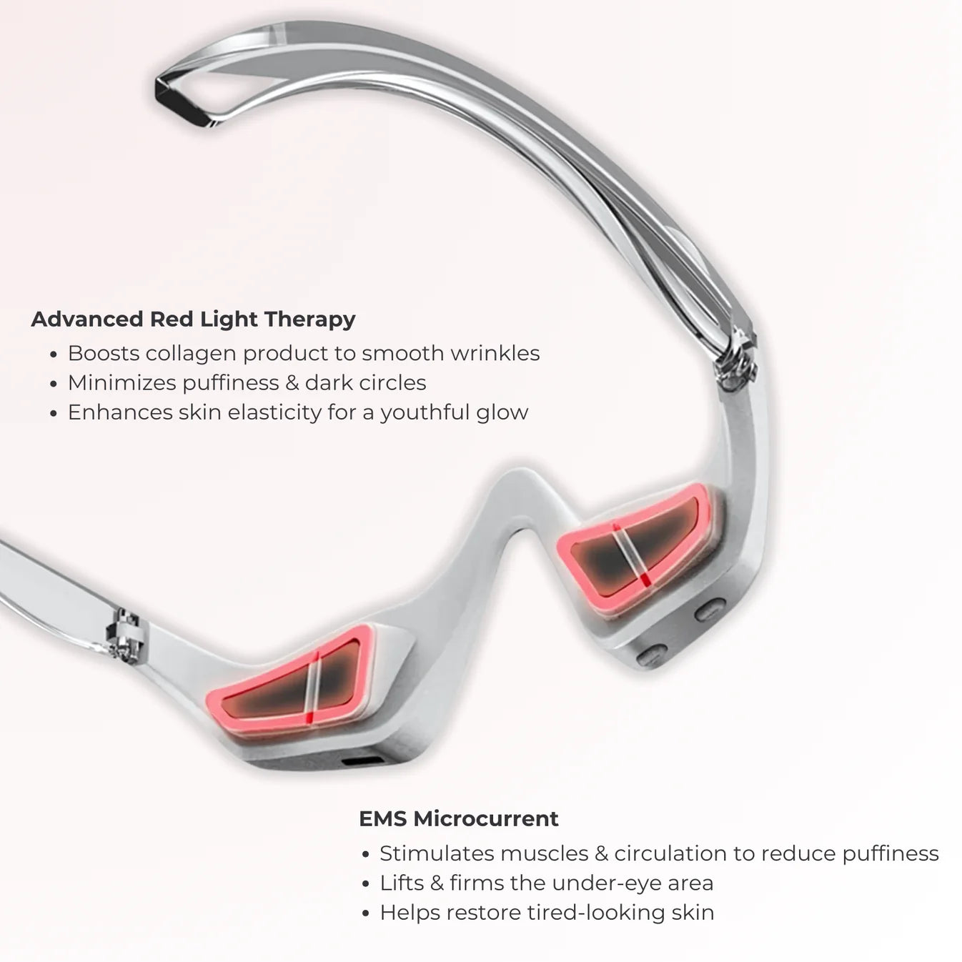 Omniskin® 2-in-1 Red Light Therapy + EMS Under-Eye Repair for Men